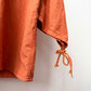 Vintage Orange Overhead Popover Smock Jacket Oversized