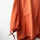 Vintage Orange Overhead Popover Smock Jacket Oversized