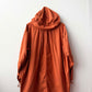 Vintage Orange Overhead Popover Smock Jacket Oversized