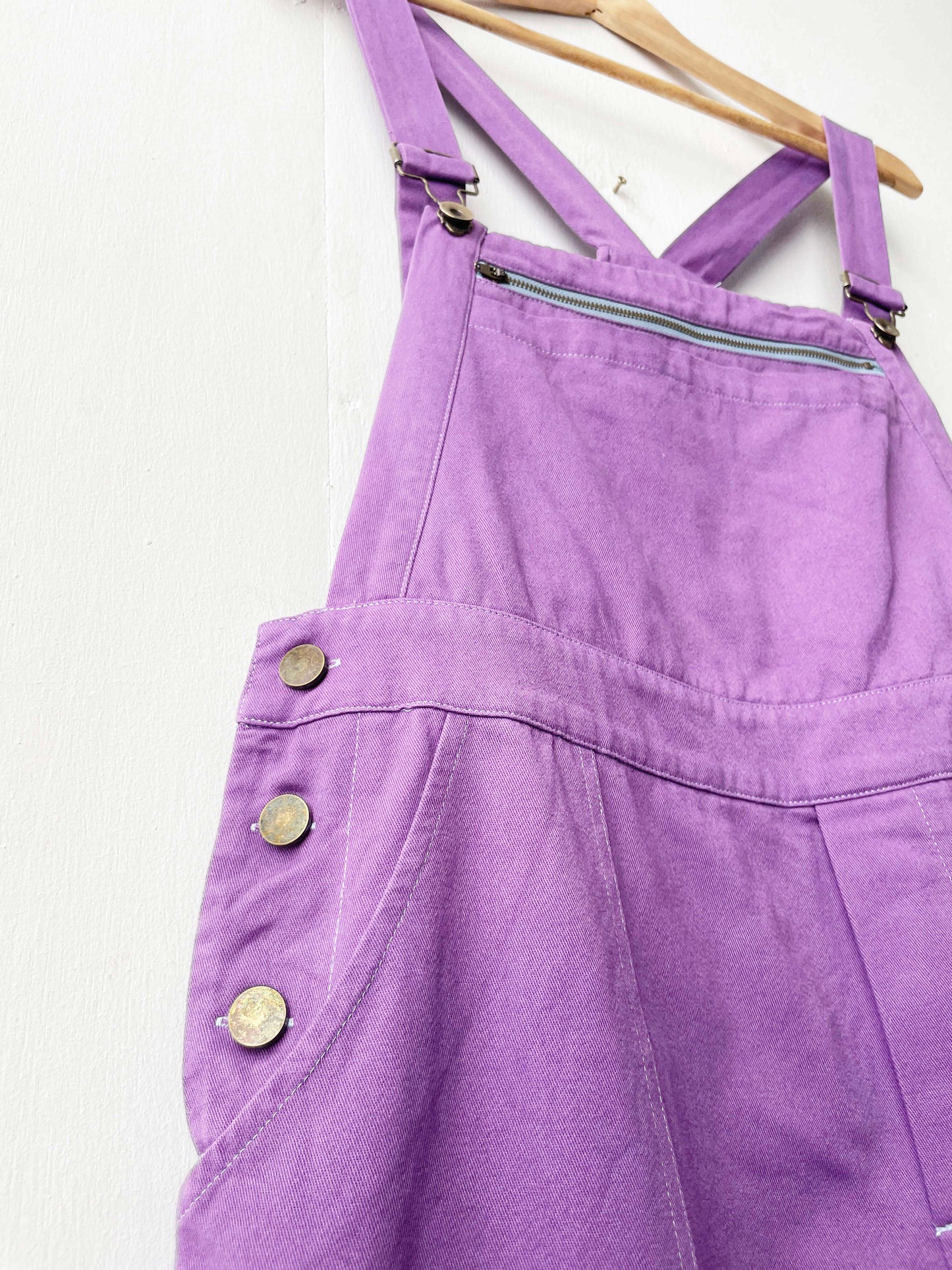 Purple Workwear Dungarees