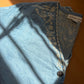 Vintage Embroidered Denim Kimono Jacket Cotton Blue