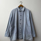 Vintage Distressed Patch French Chore Jacket Herringbone