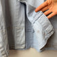 Vintage Distressed Patch French Chore Jacket Herringbone