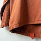 Vintage V Neck Overhead Smock Burnt Orange