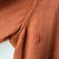 Vintage V Neck Overhead Smock Burnt Orange