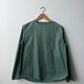 Vintage Romanian Smock Shirt Top Teal Green