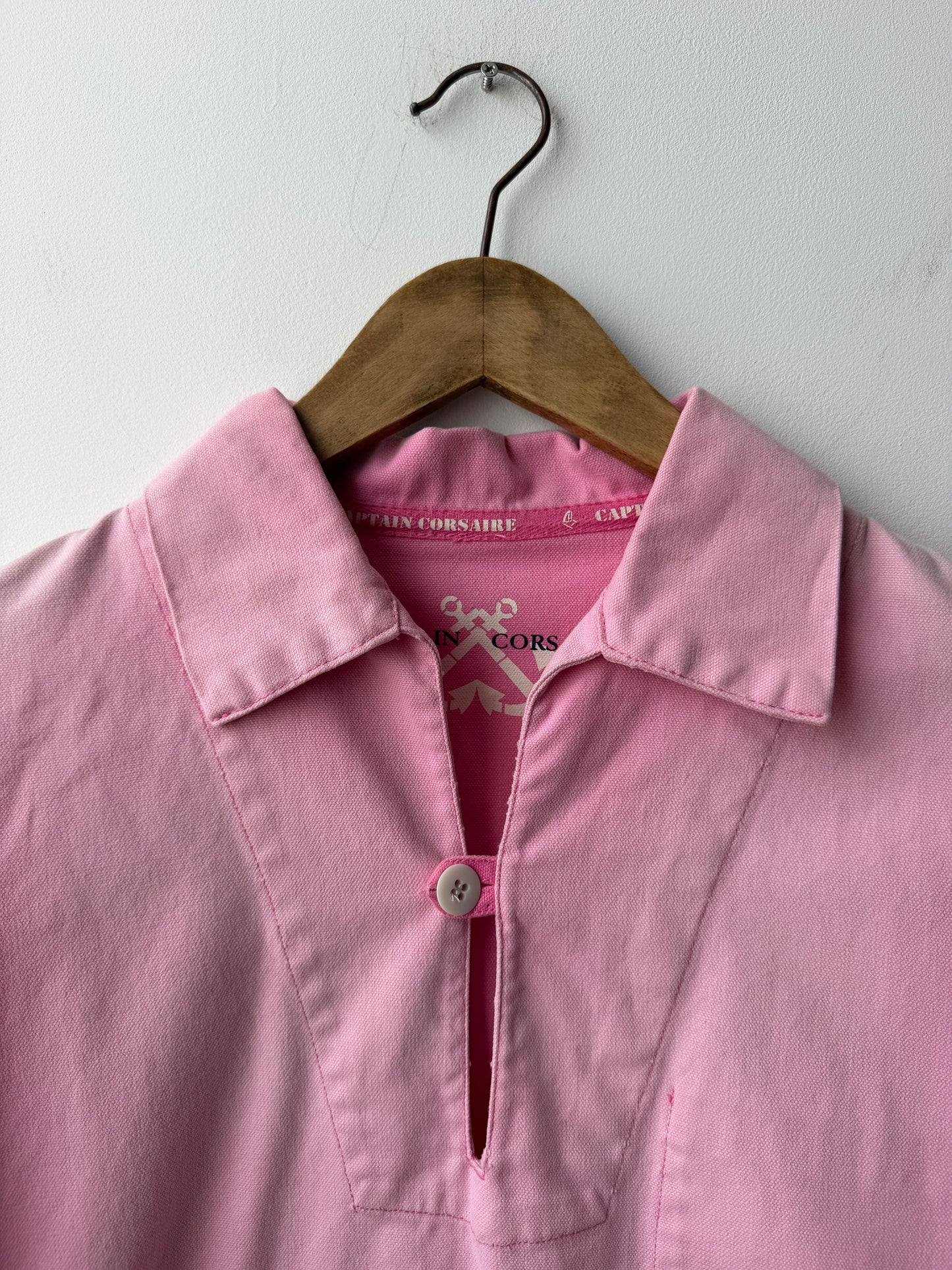 Breton Fisherman's Sailor Smock Canvas Pink