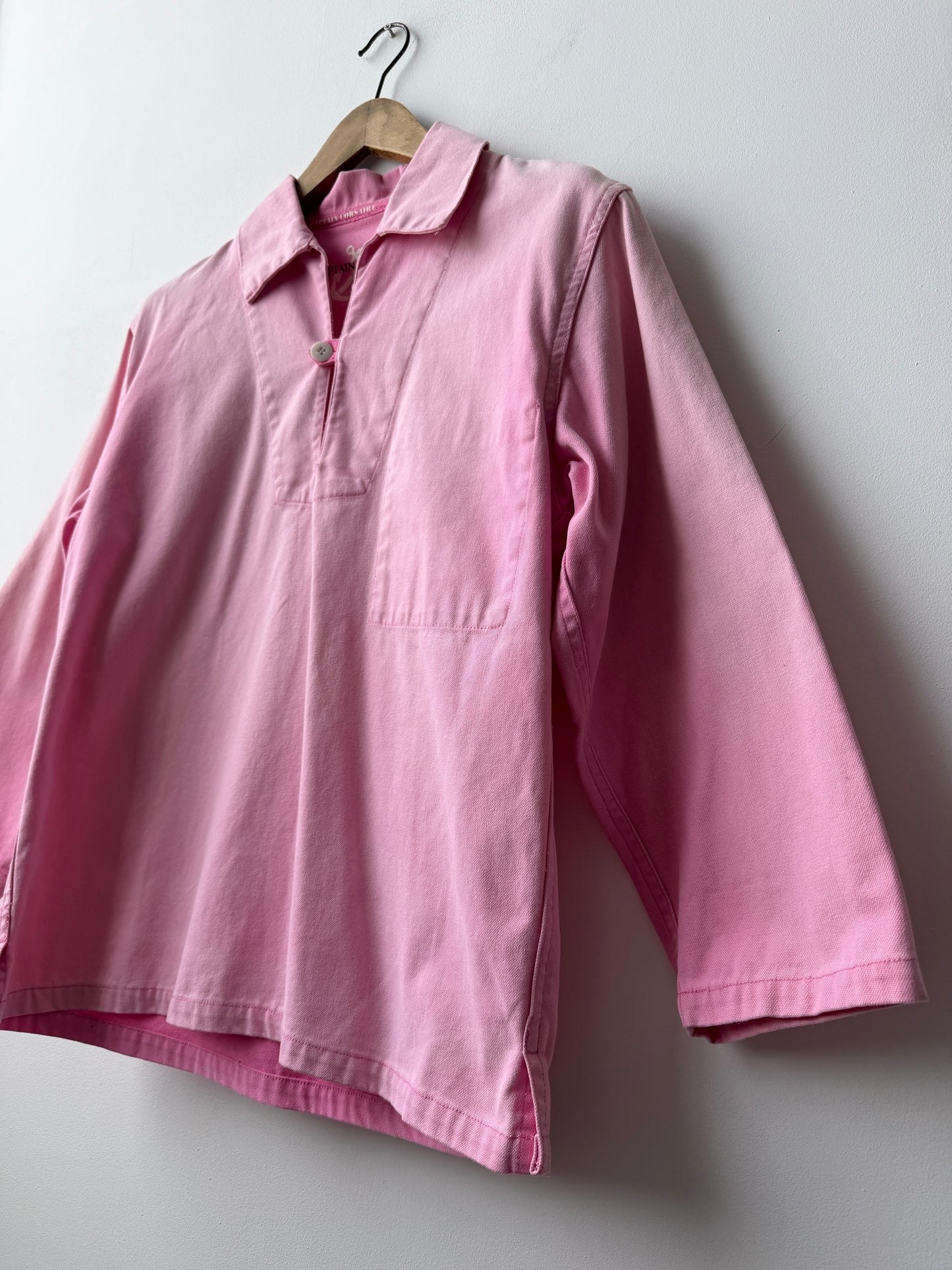 Breton Fisherman's Sailor Smock Canvas Pink
