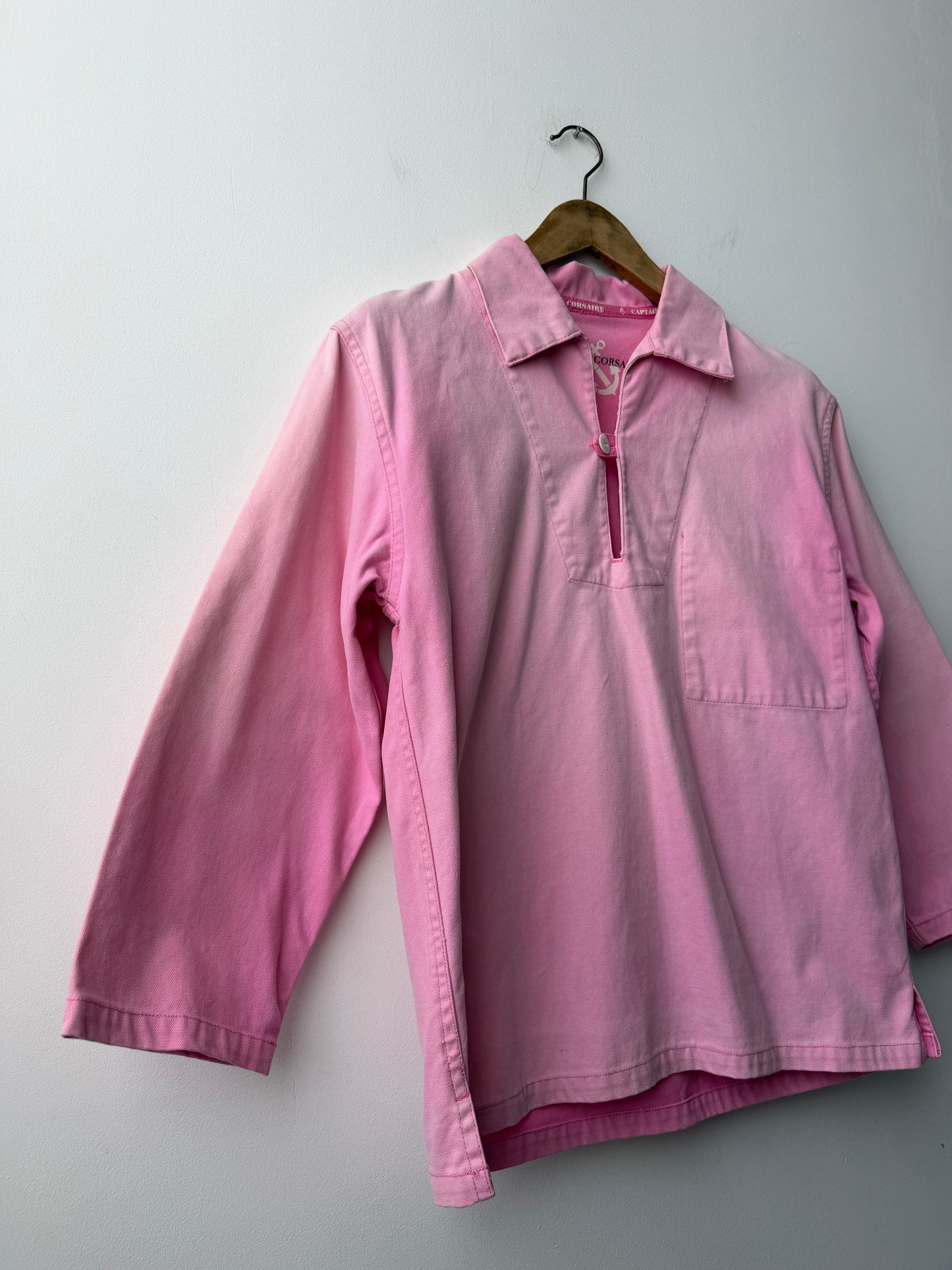 Breton Fisherman's Sailor Smock Canvas Pink