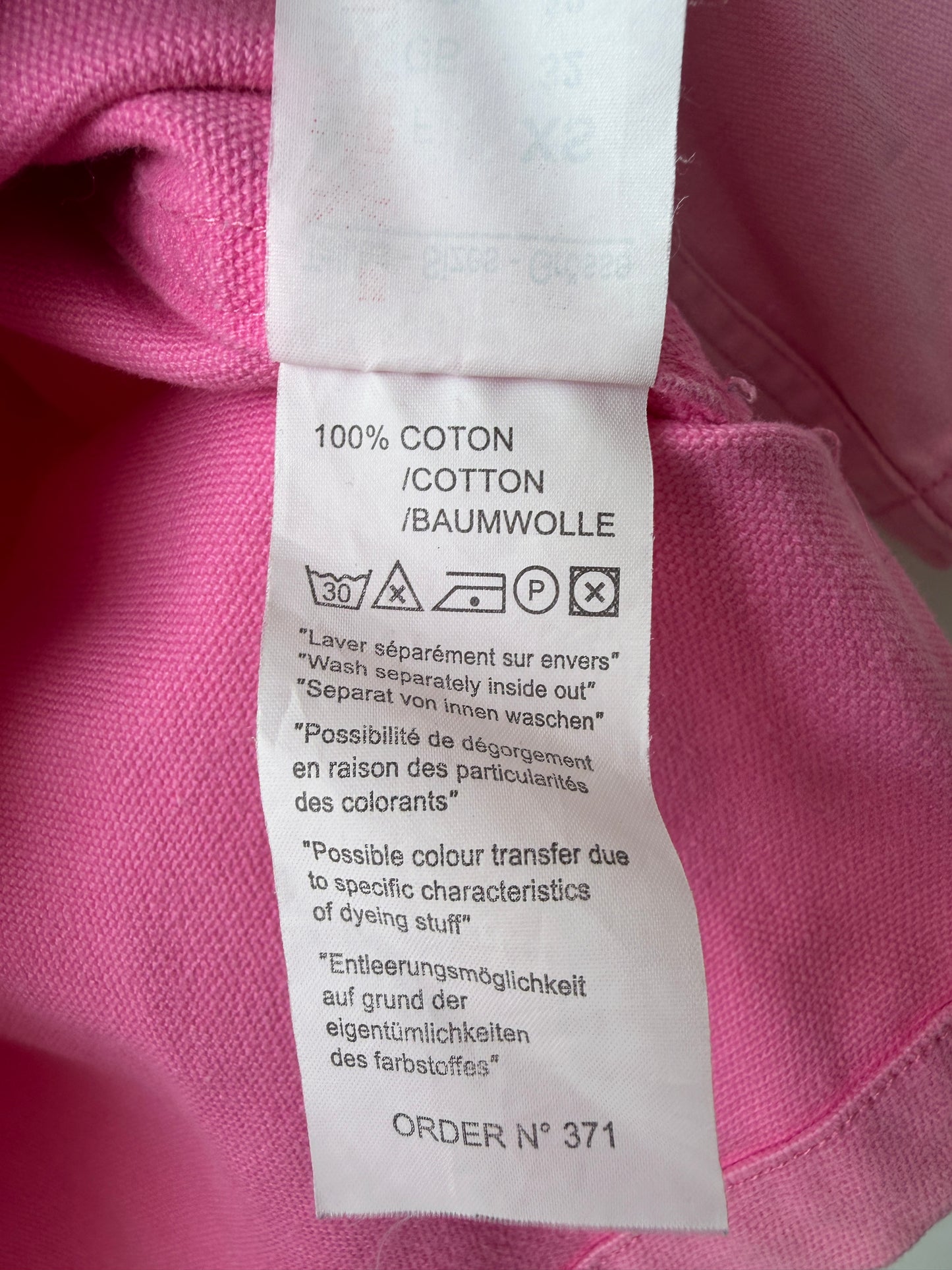 Breton Fisherman's Sailor Smock Canvas Pink