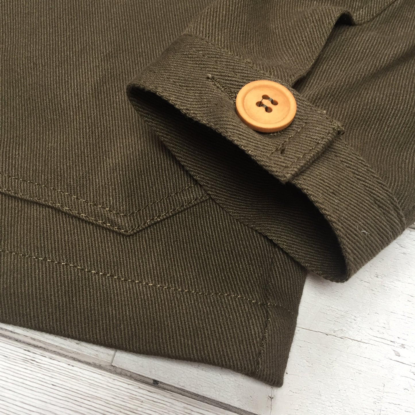 French Cotton Twill Chore Jacket Corduroy