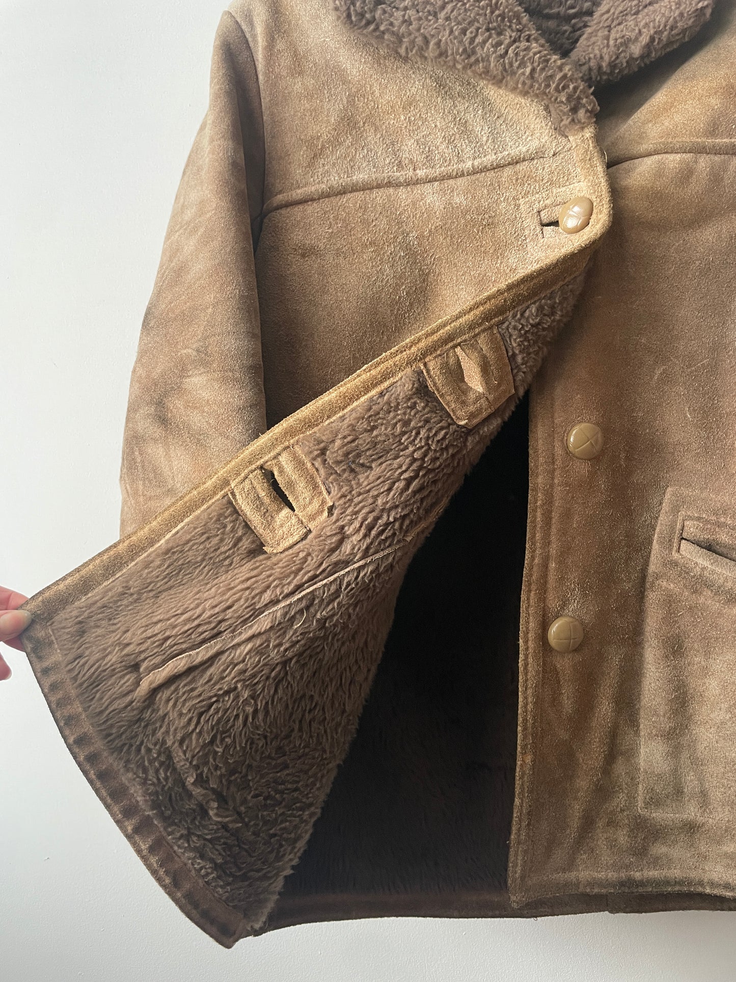 Vintage 1980s Sheepskin Coat