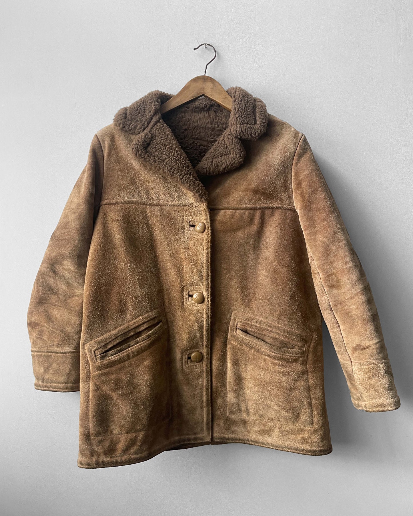 Vintage 1980s Sheepskin Coat