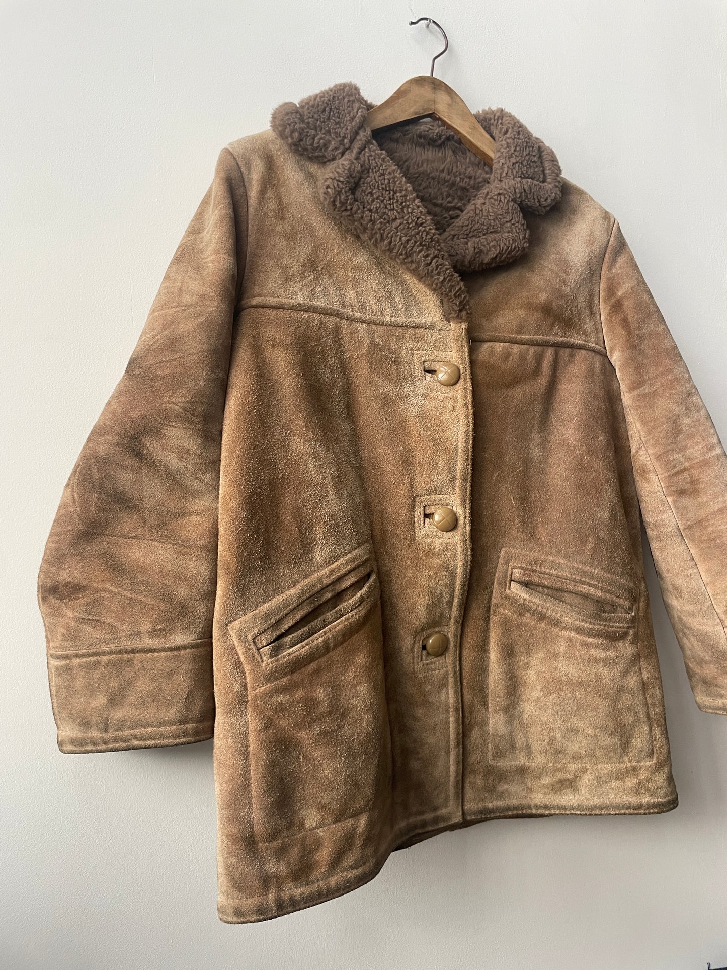 Vintage 1980s Sheepskin Coat