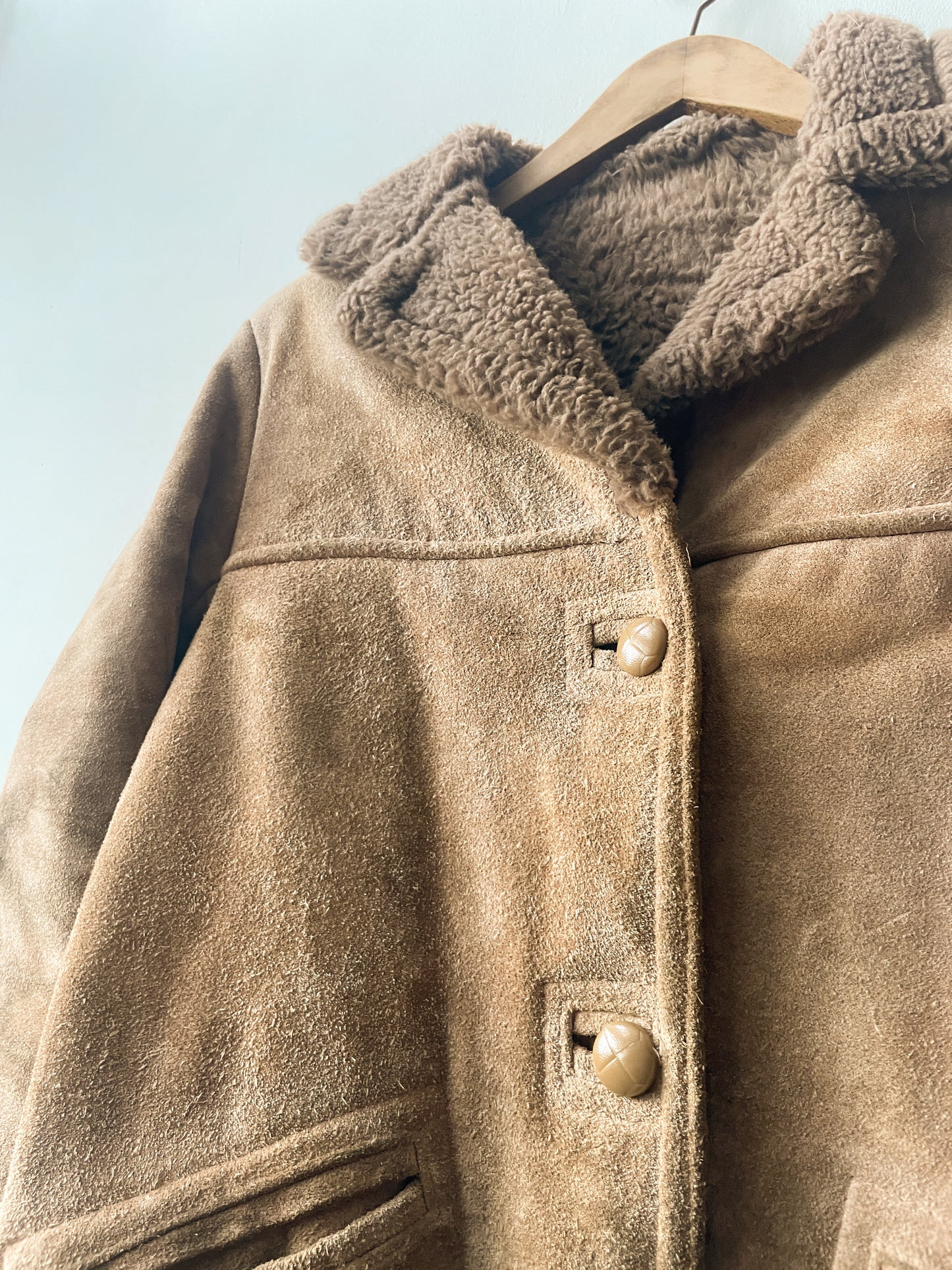 Vintage 1980s Sheepskin Coat