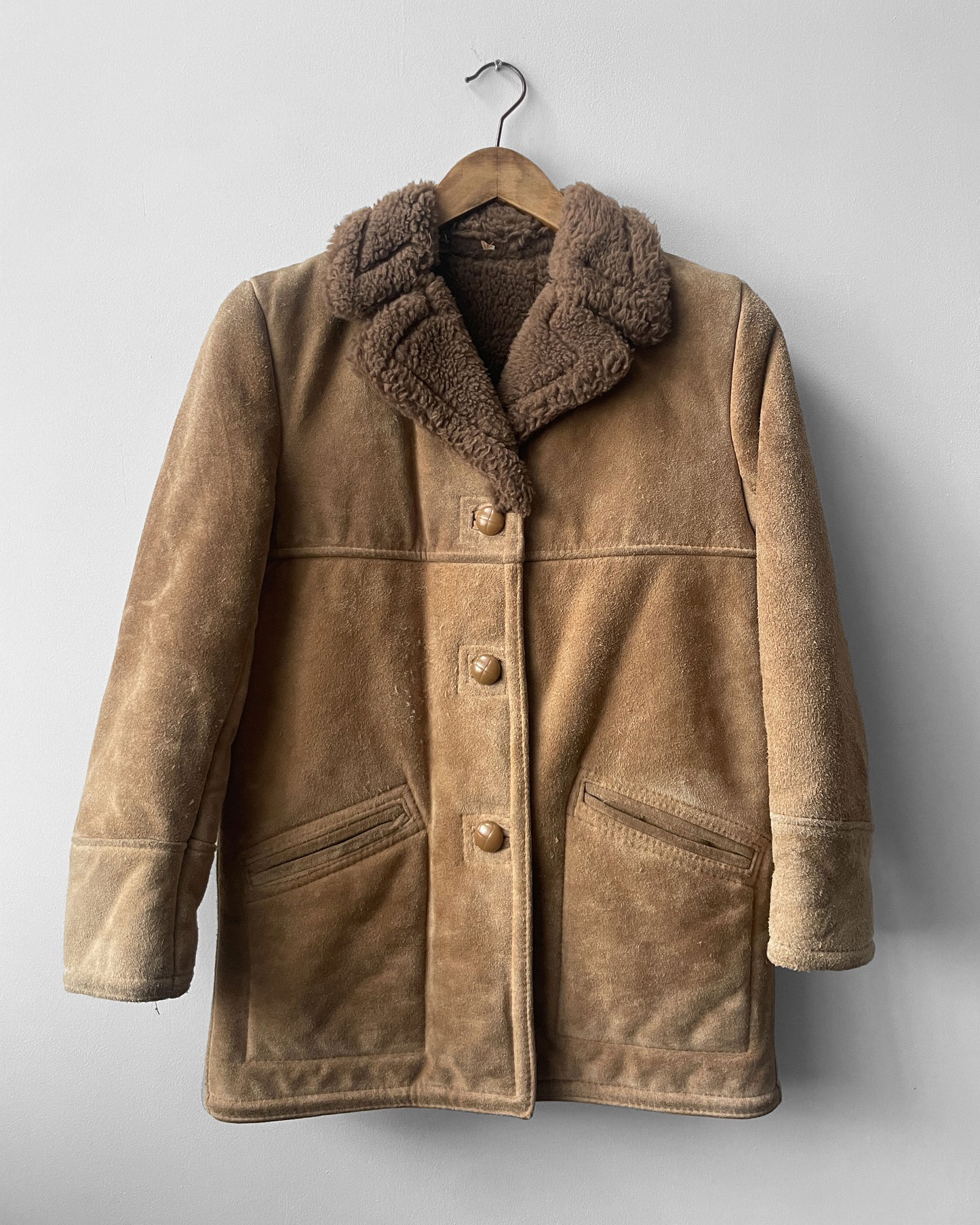Vintage 1980s Sheepskin Coat