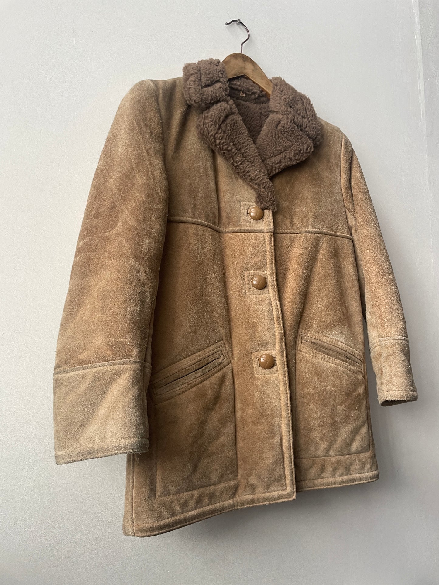 Vintage 1980s Sheepskin Coat