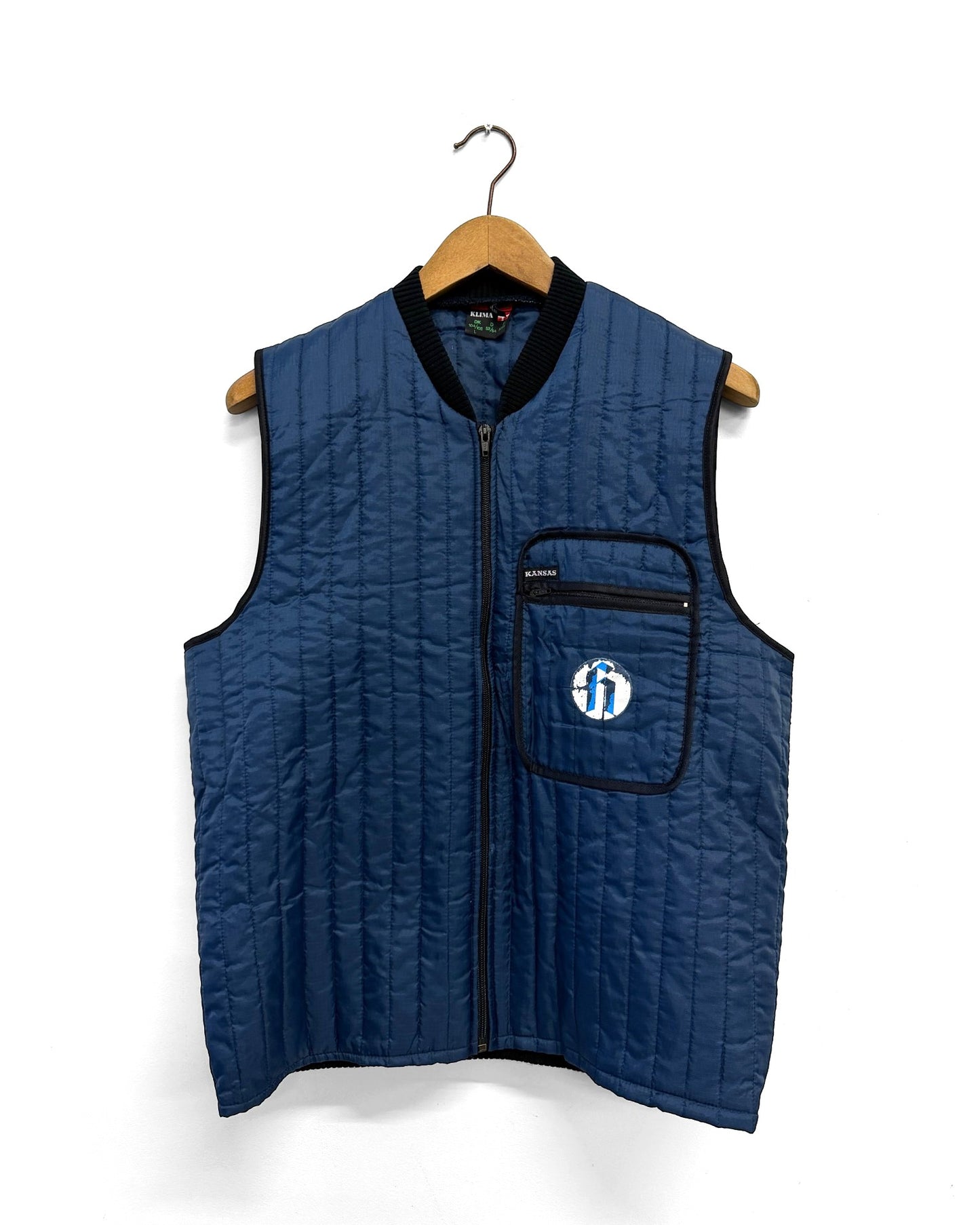 Vintage Sleeveless Quilted Vest Jacket Thermal Liner