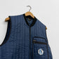 Vintage Sleeveless Quilted Vest Jacket Thermal Liner
