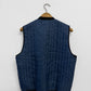 Vintage Sleeveless Quilted Vest Jacket Thermal Liner