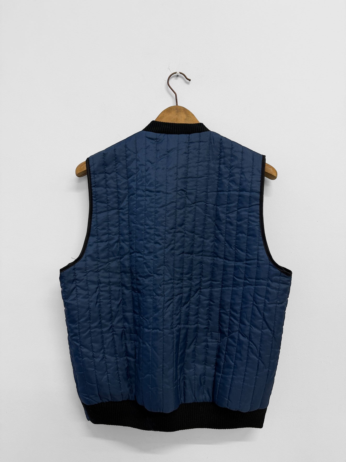 Vintage Sleeveless Quilted Vest Jacket Thermal Liner