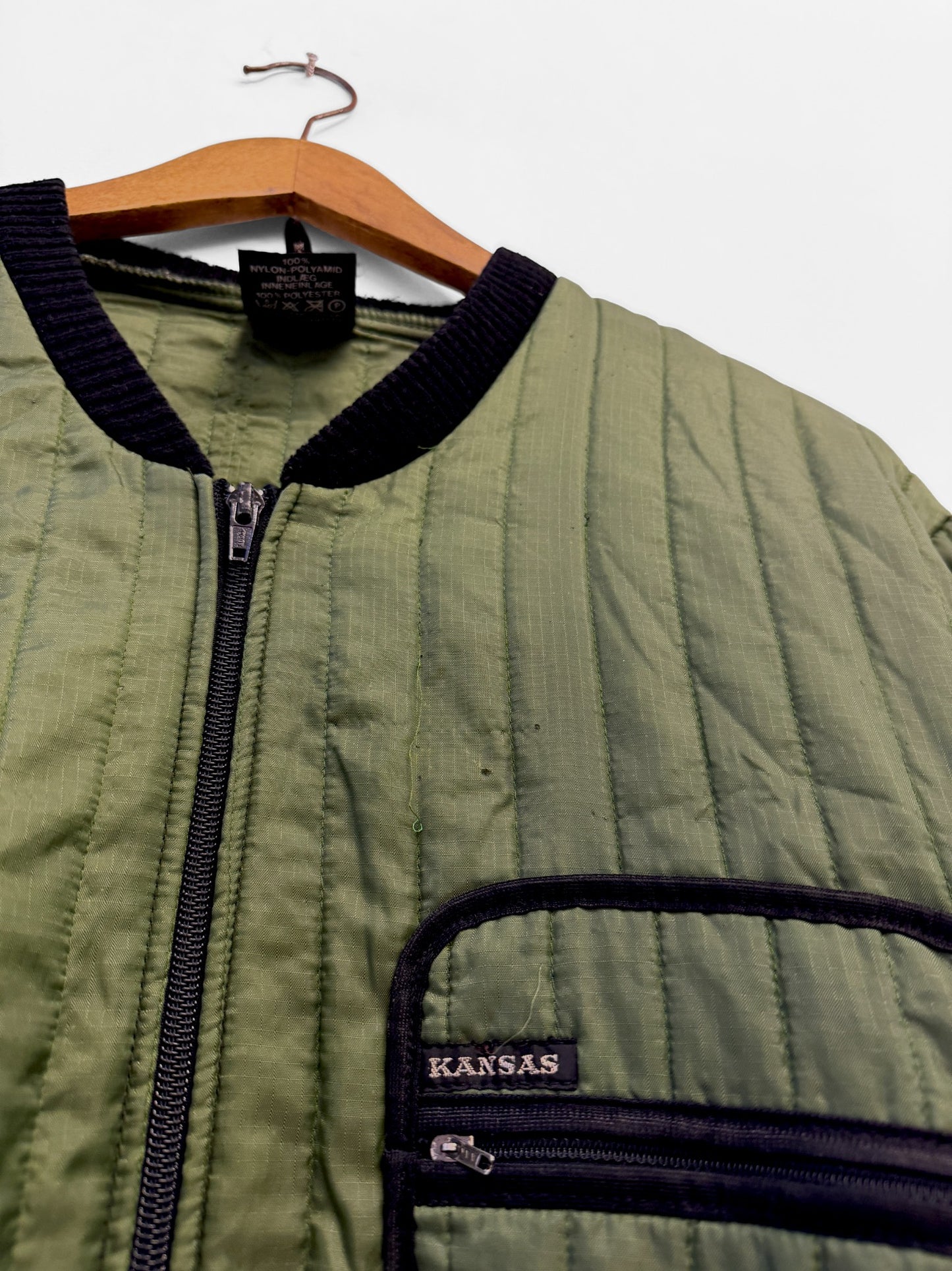 Vintage Workwear Quilted Liner Khaki