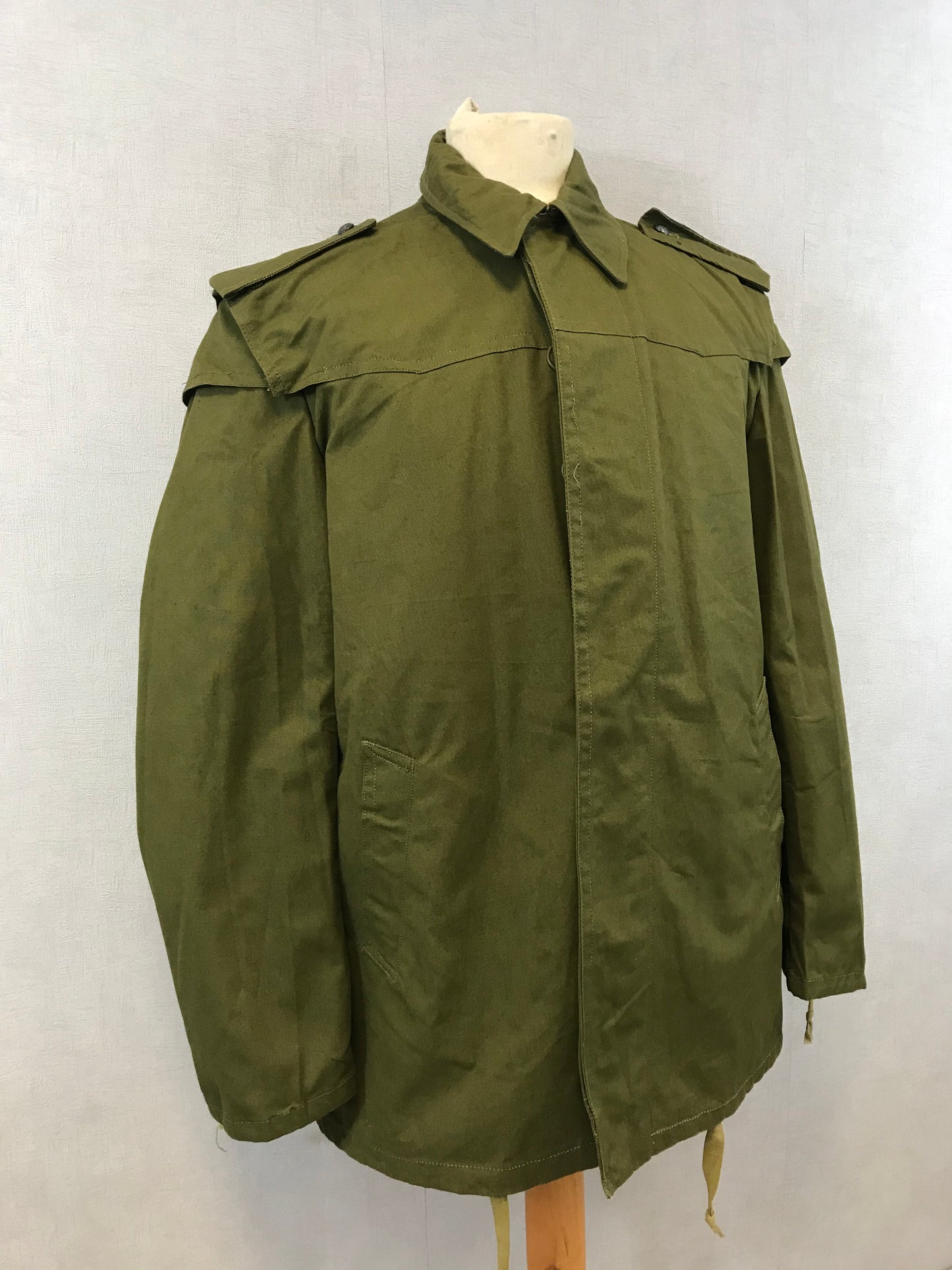 Vintage 1970s Parka Jacket Olive