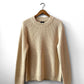 Organic Chunky Knit Fisherman Jumper Ecru Beige