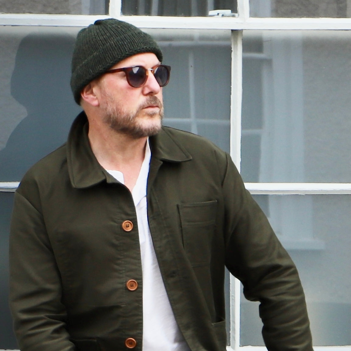 French Chore Jacket Moleskin Racing Green – Wolf Clothing