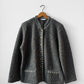 Vintage European Wool Contrast Embroidered Jacket Grey