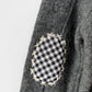 Vintage European Wool Contrast Embroidered Jacket Grey