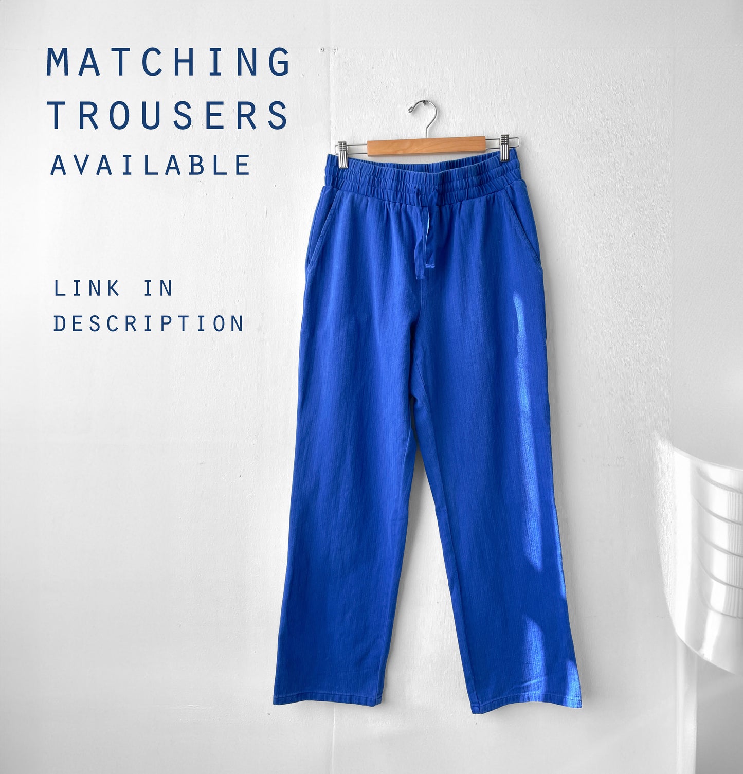 Herringbone Cotton Twill Chore Jacket Bugatti Blue