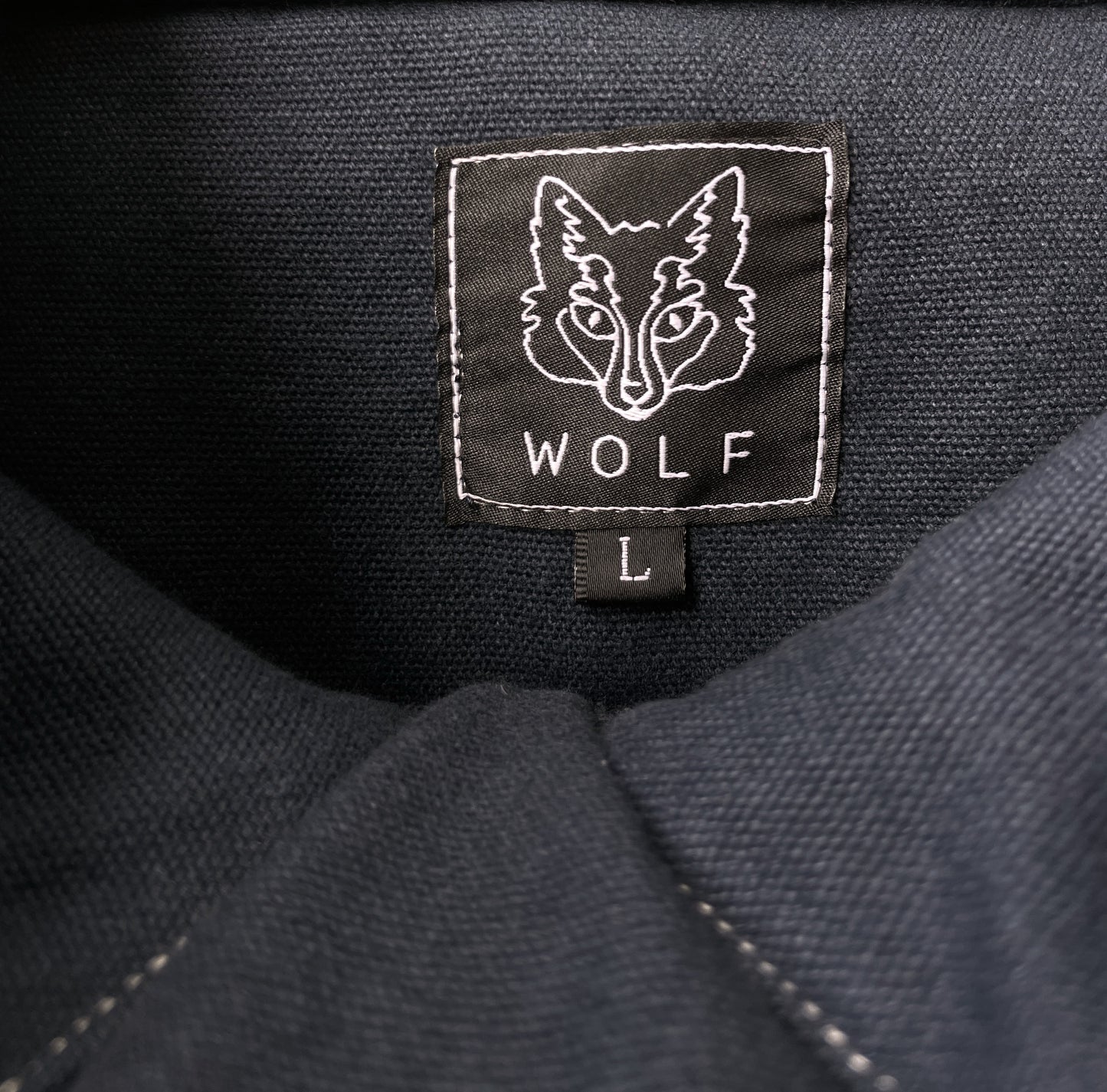 Cadet Smock Navy Ink Blue Cotton Canvas