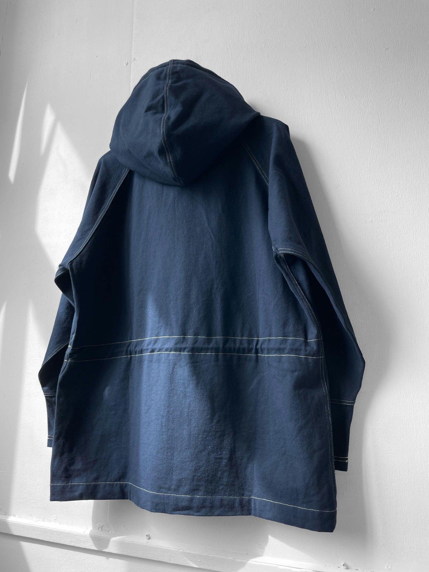 Cadet Smock Navy Ink Blue Cotton Canvas