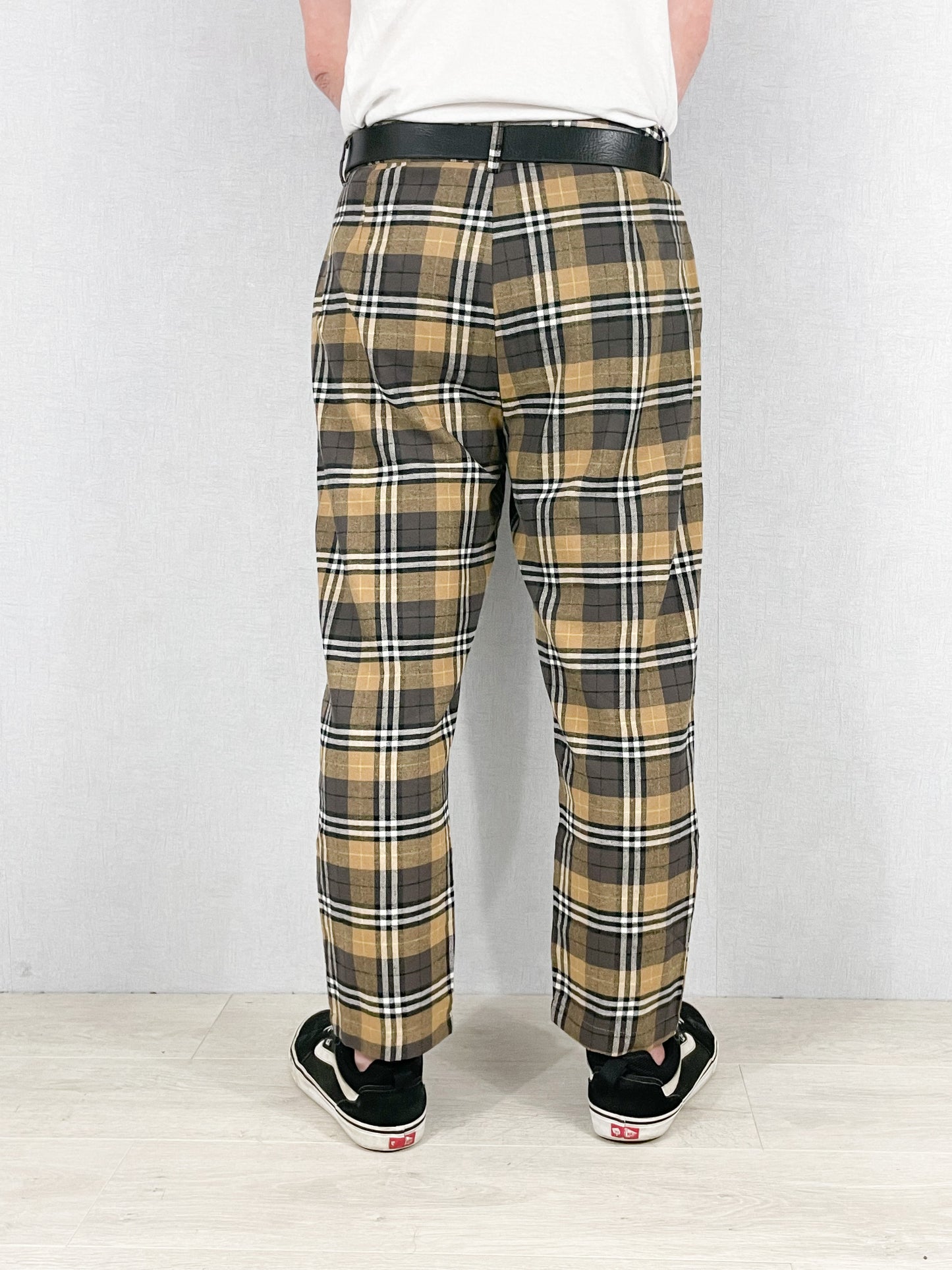 Brushed Cotton Tartan Check Trousers