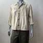 Vintage 1970s 2 Pocket Camel Brown Chore Shirt