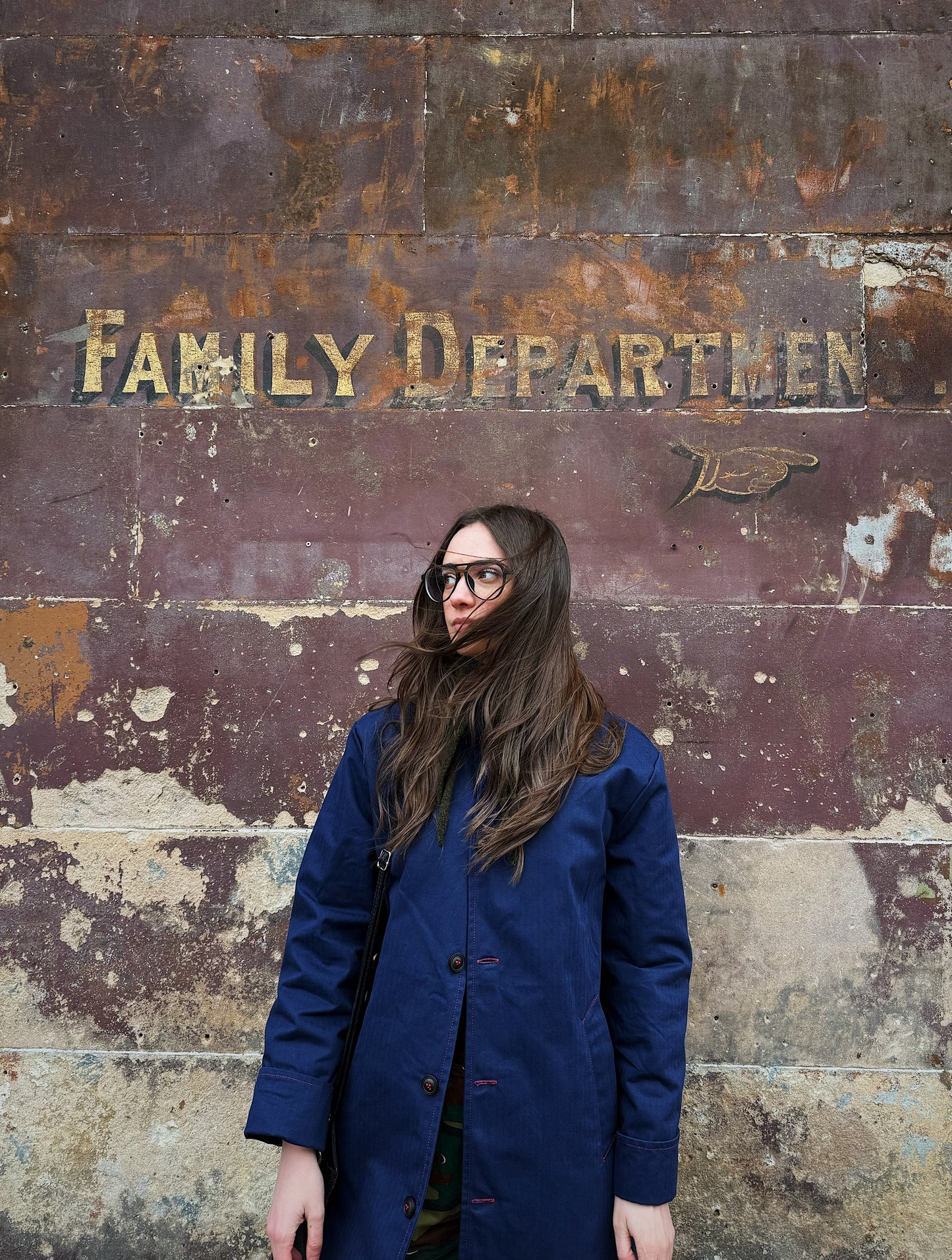 Französische Arbeitsjacke Moleskin Racing Grün