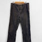 Vintage Heavy Moleskin Cotton Workwear Trousers Grey - 40"