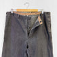 Vintage Heavy Moleskin Cotton Workwear Trousers Grey - 40"