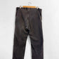 Vintage Heavy Moleskin Cotton Workwear Trousers Grey - 40"