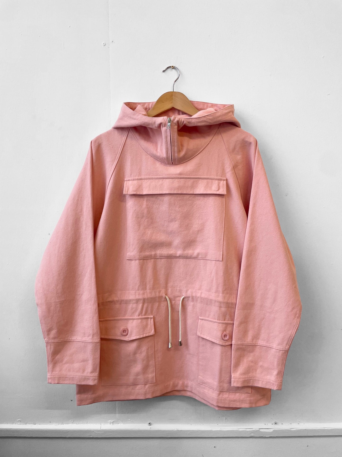 Cadet Smock Navy Ink Blue Cotton Canvas