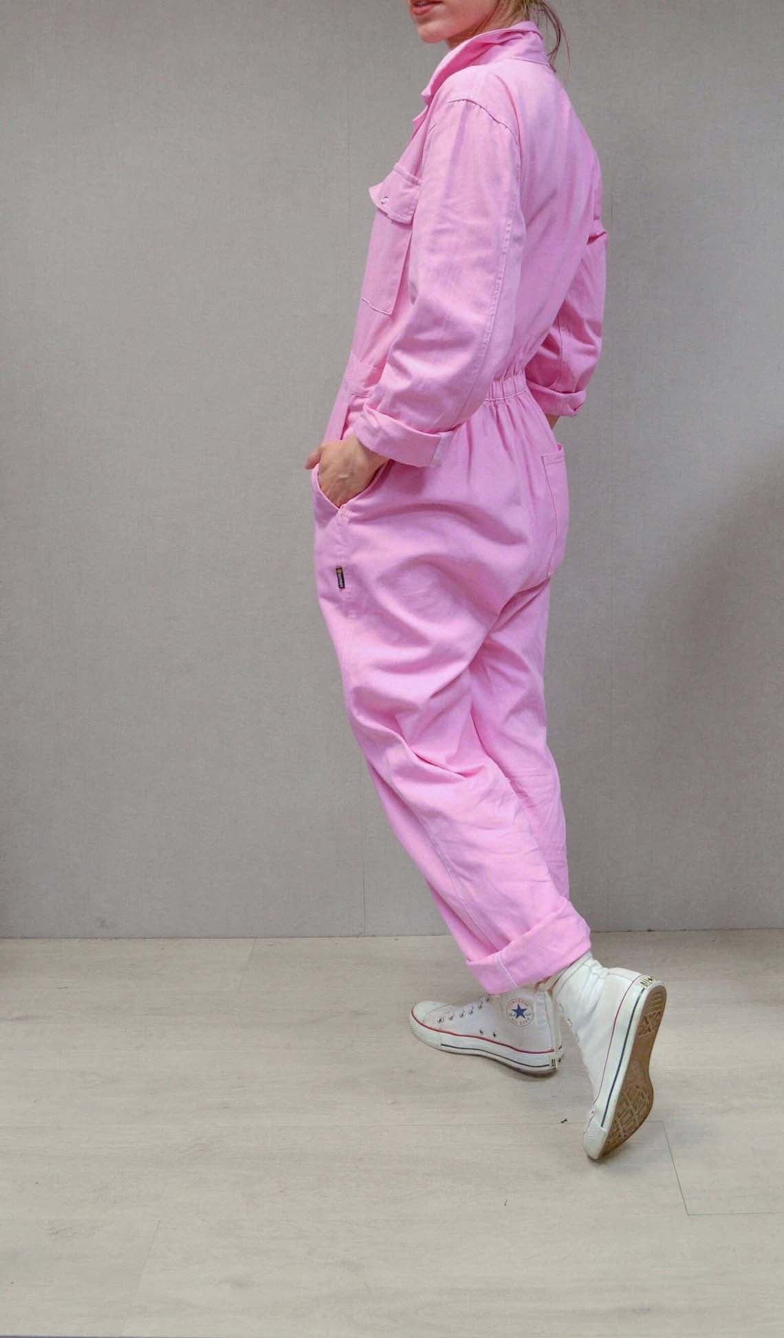 Vintage Jumpsuit Bubblegum Pink