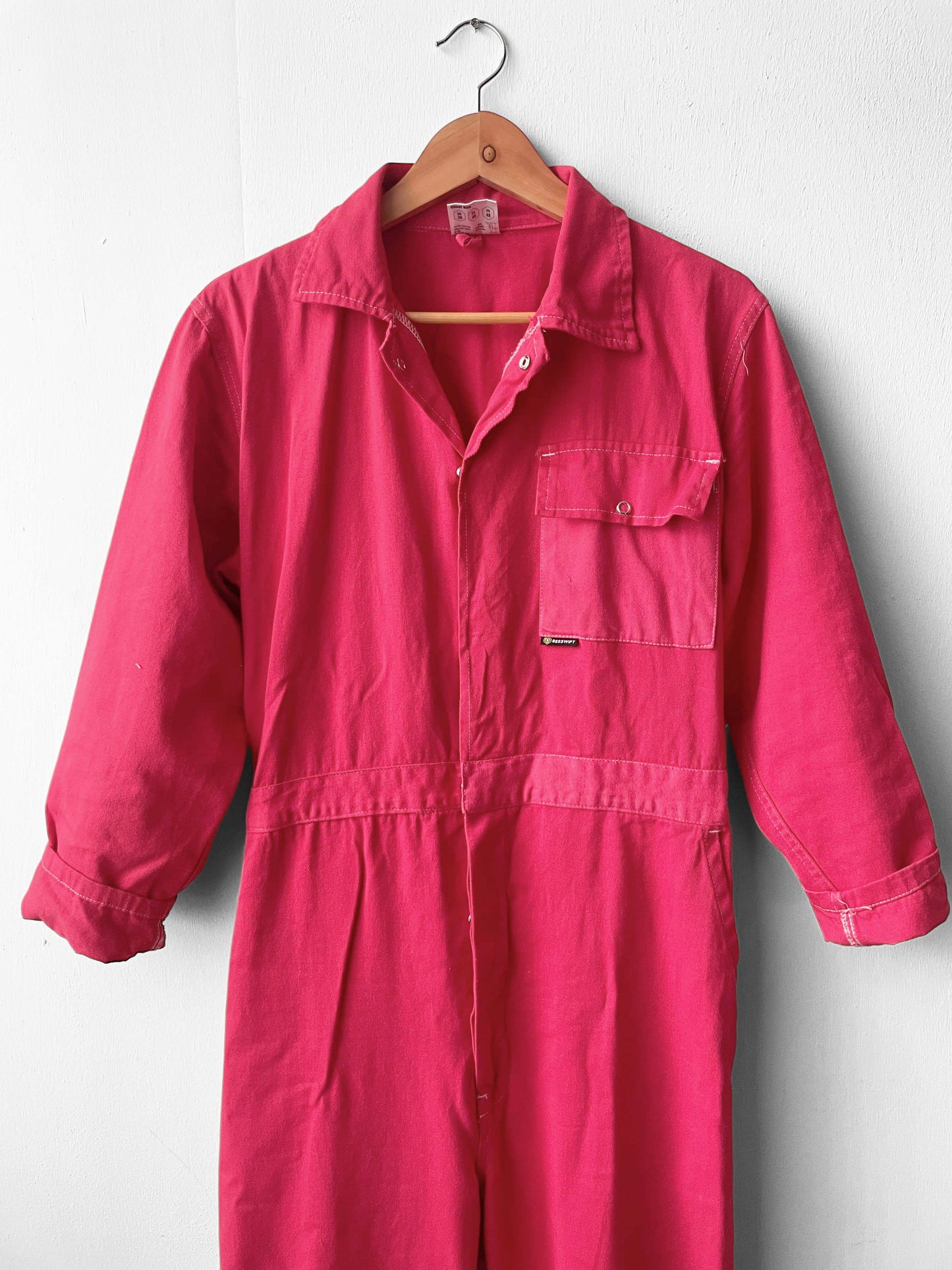 Vintage Jumpsuit Fuschia Pink