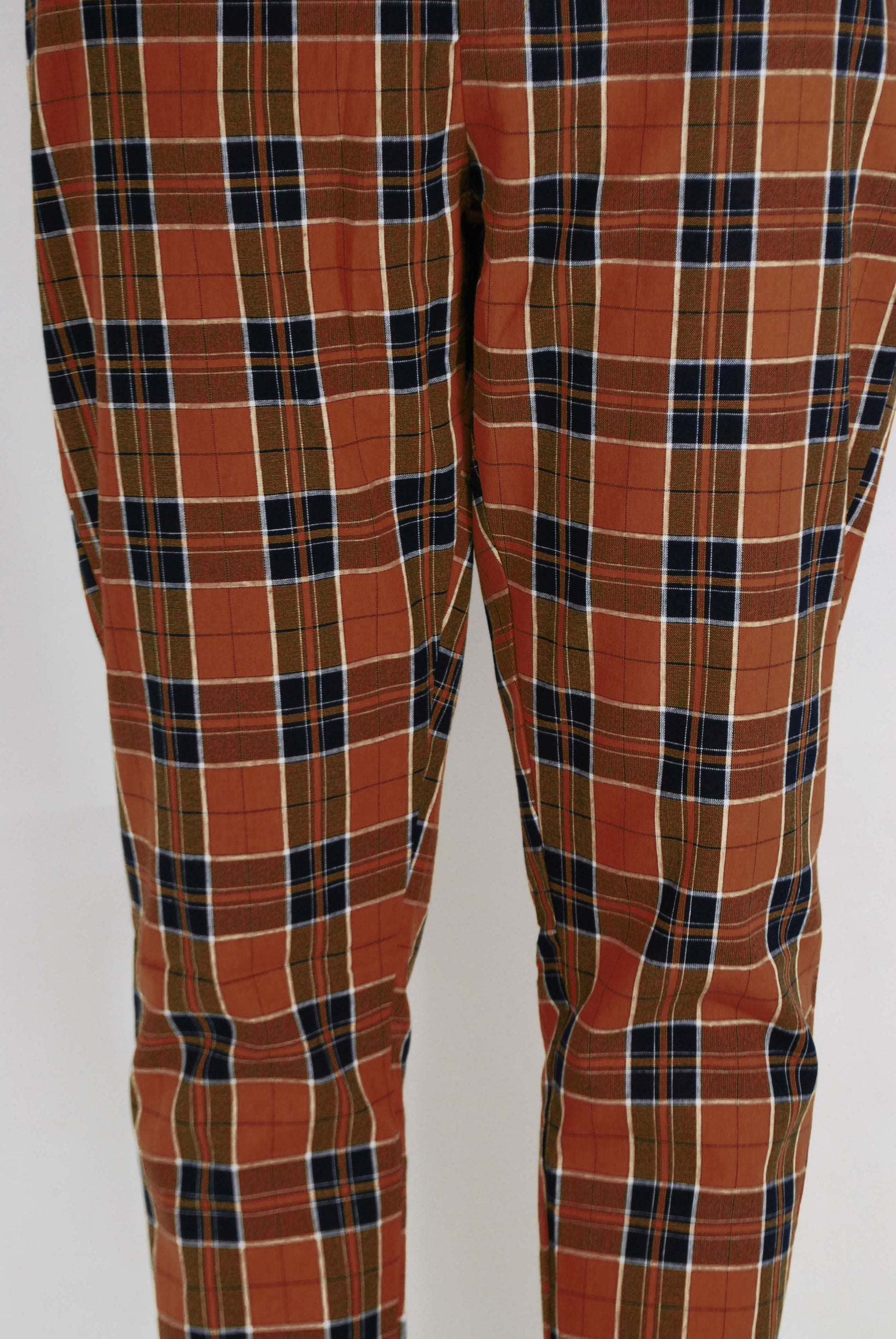 Tartan Check Trousers Beige Chestnut Brown Pants Wolf Clothing Collective Ltd Tartan Check Trousers Beige Chestnut Brown Pants Wolf Clothing Collective Ltd