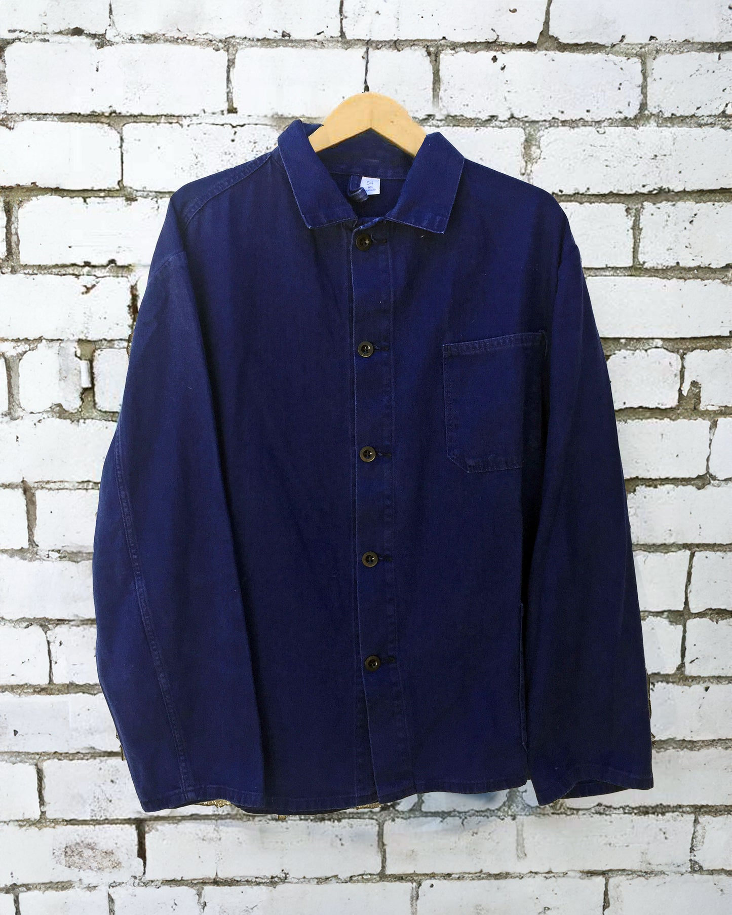 Vintage Herringbone Chore Jacket Navy