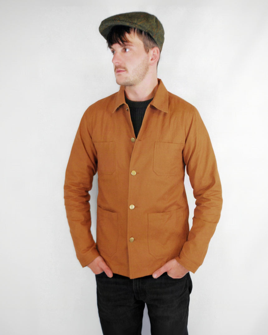 Duck Brown Canvas Workwear Jacket