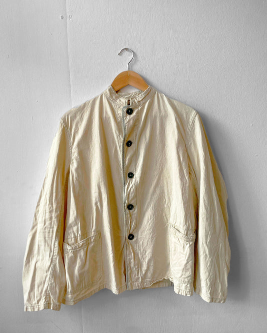 Vintage 1960er Jahre 2 Tasche Kamel braun Chore Shirt