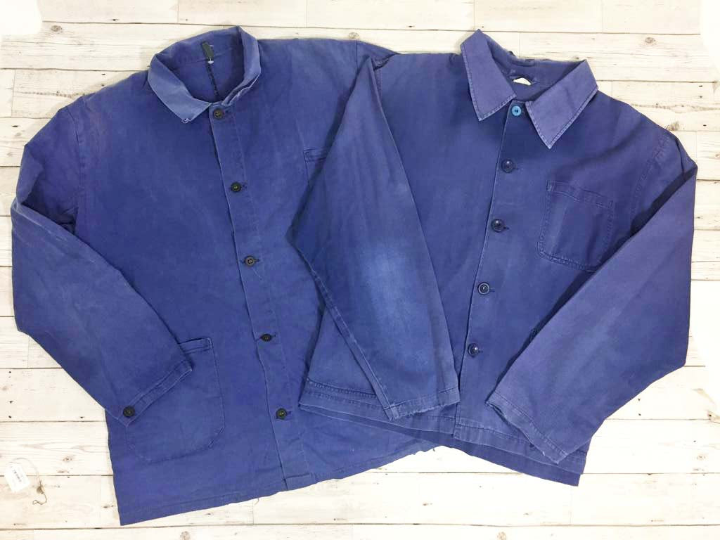 Vintage Faded French Chore Jackets