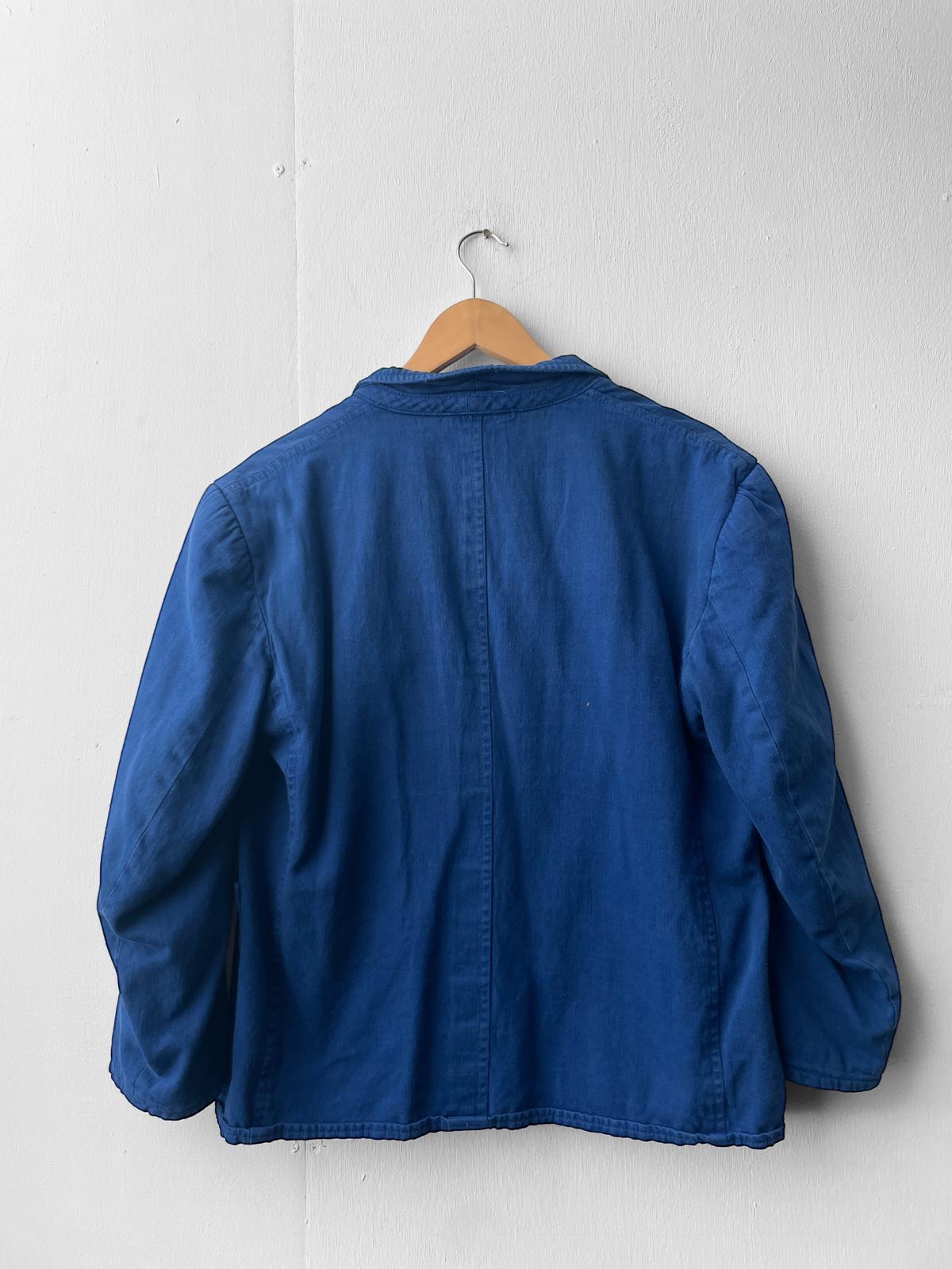 Vintage Blazer Workwear Jacket French Blue