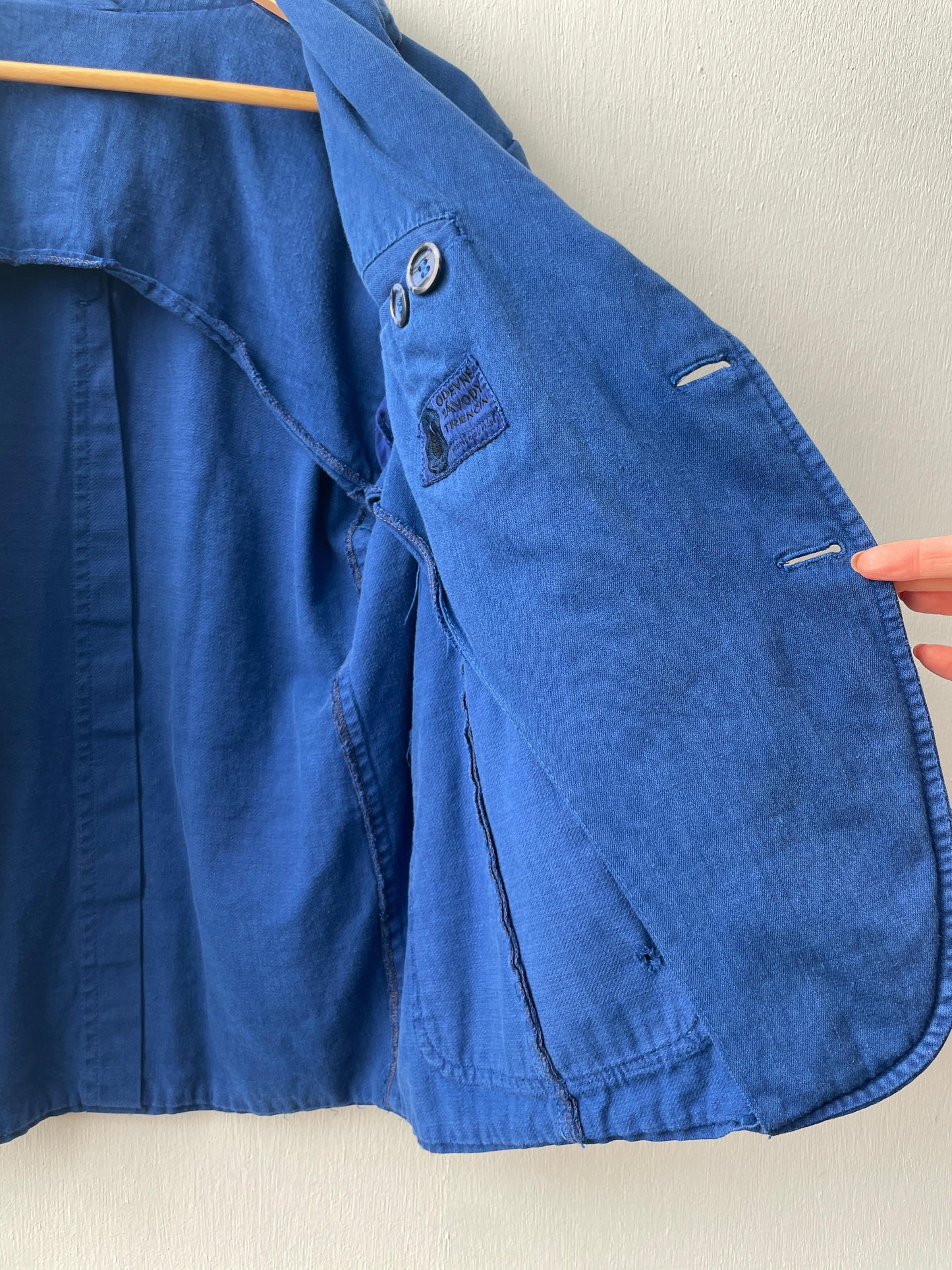 Vintage Blazer Workwear Jacket French Blue